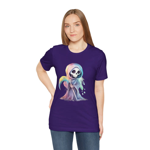 Cute Colorful Reaper - Short Sleeve Tee